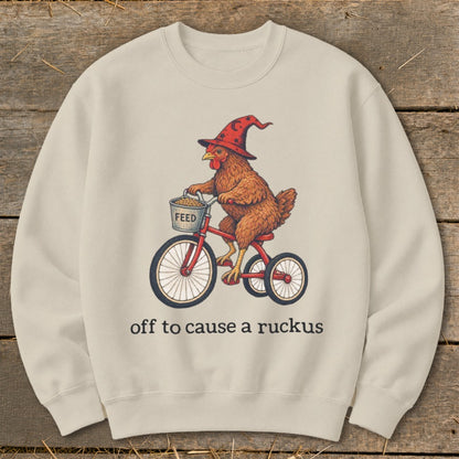 Off To Cause a Ruckus Sweatshirt