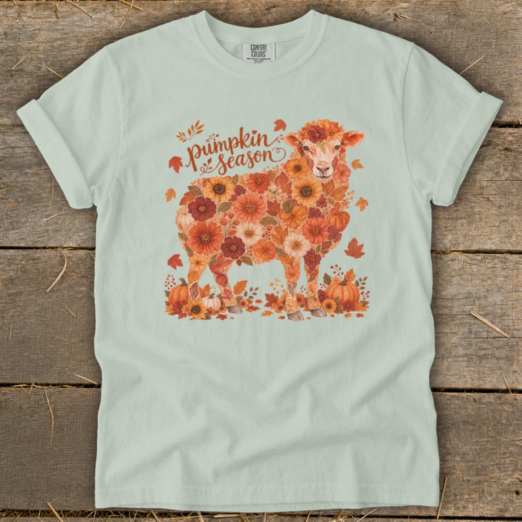 Fall Floral Sheep Signature Tee