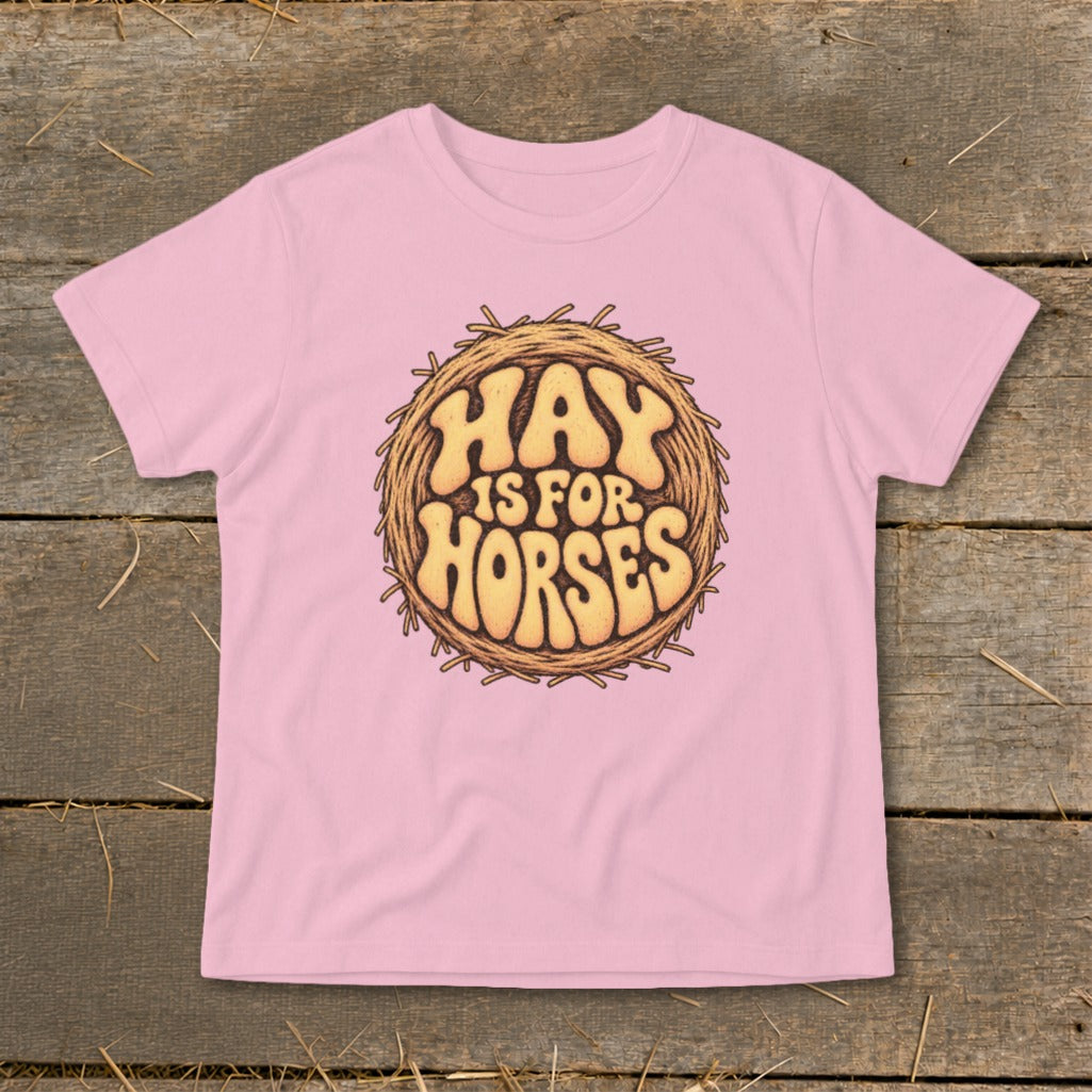 Hay Is For Horses Round Bale Infant Tee
