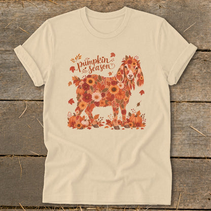 Fall Floral Nubian Goat Softstyle Tee