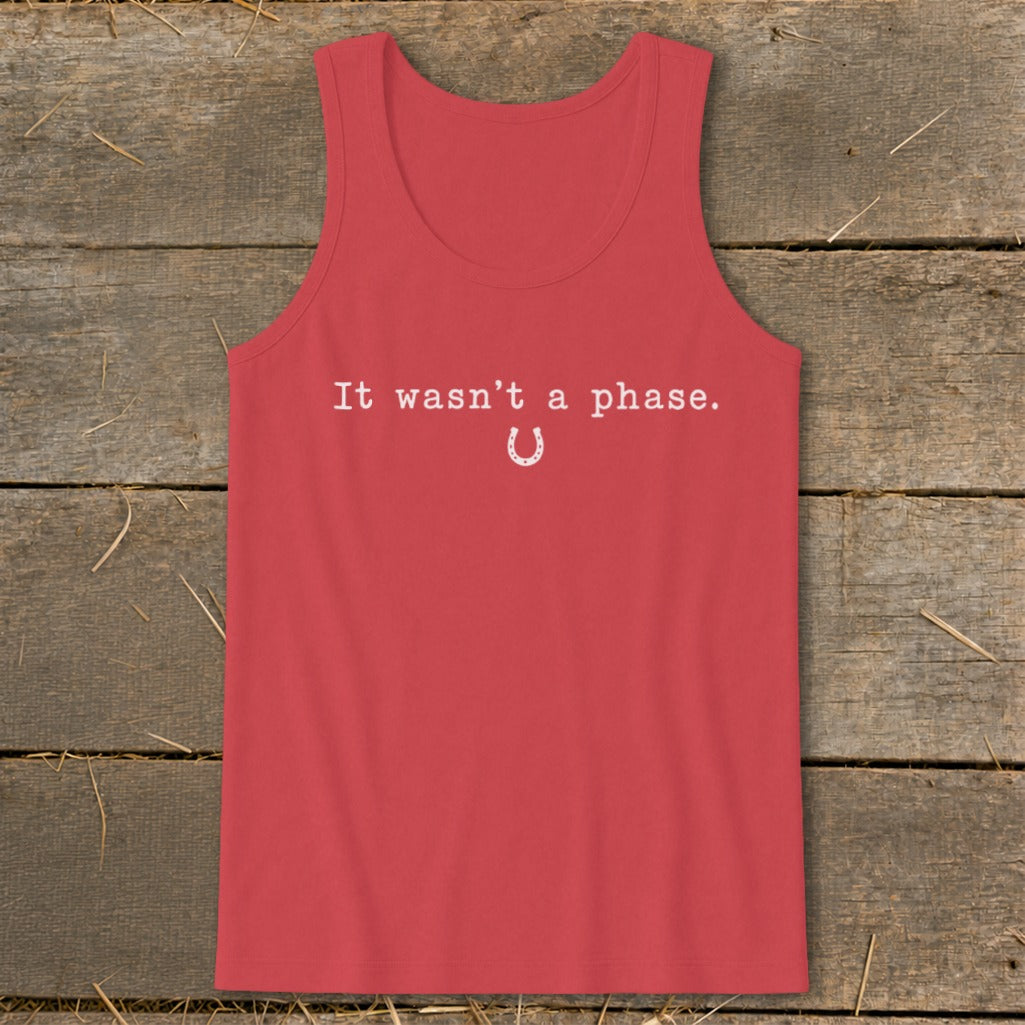 It Wasn't a Phase Horseshoe Tank Top