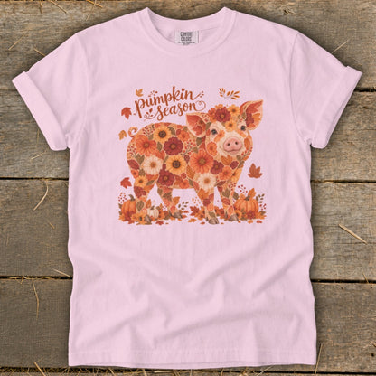 Fall Floral Pig Signature Tee