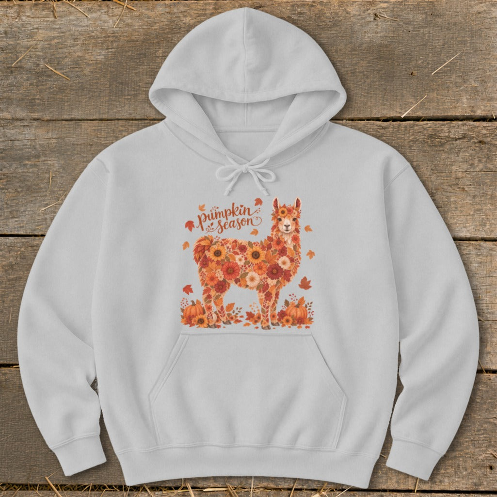 Fall Floral Llama Hoodie