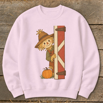 Peeking Scarecrow Sweatshirt