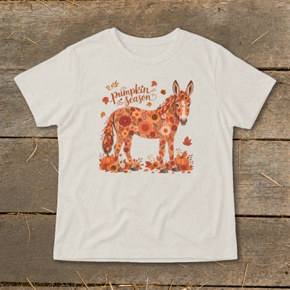 Fall Floral Donkey Infant Tee