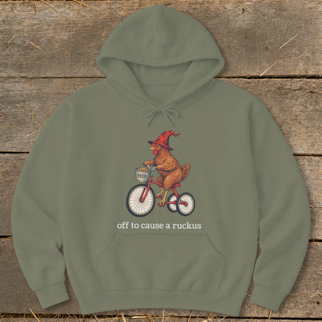 Off To Cause a Ruckus Hoodie