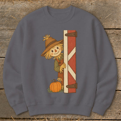 Peeking Scarecrow Sweatshirt