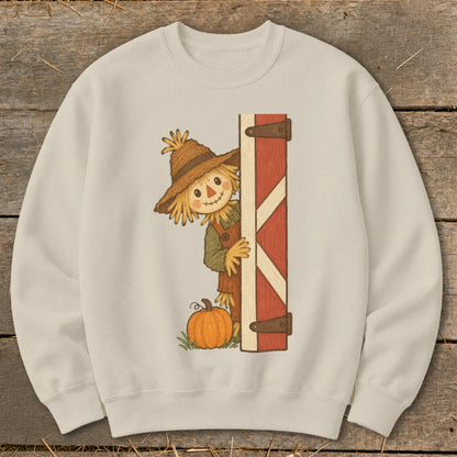 Peeking Scarecrow Sweatshirt