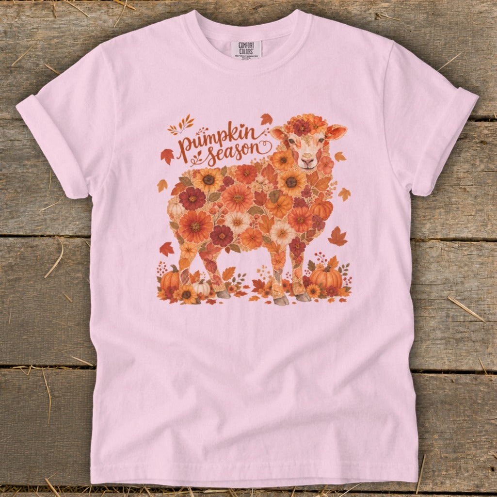 Fall Floral Sheep Signature Tee