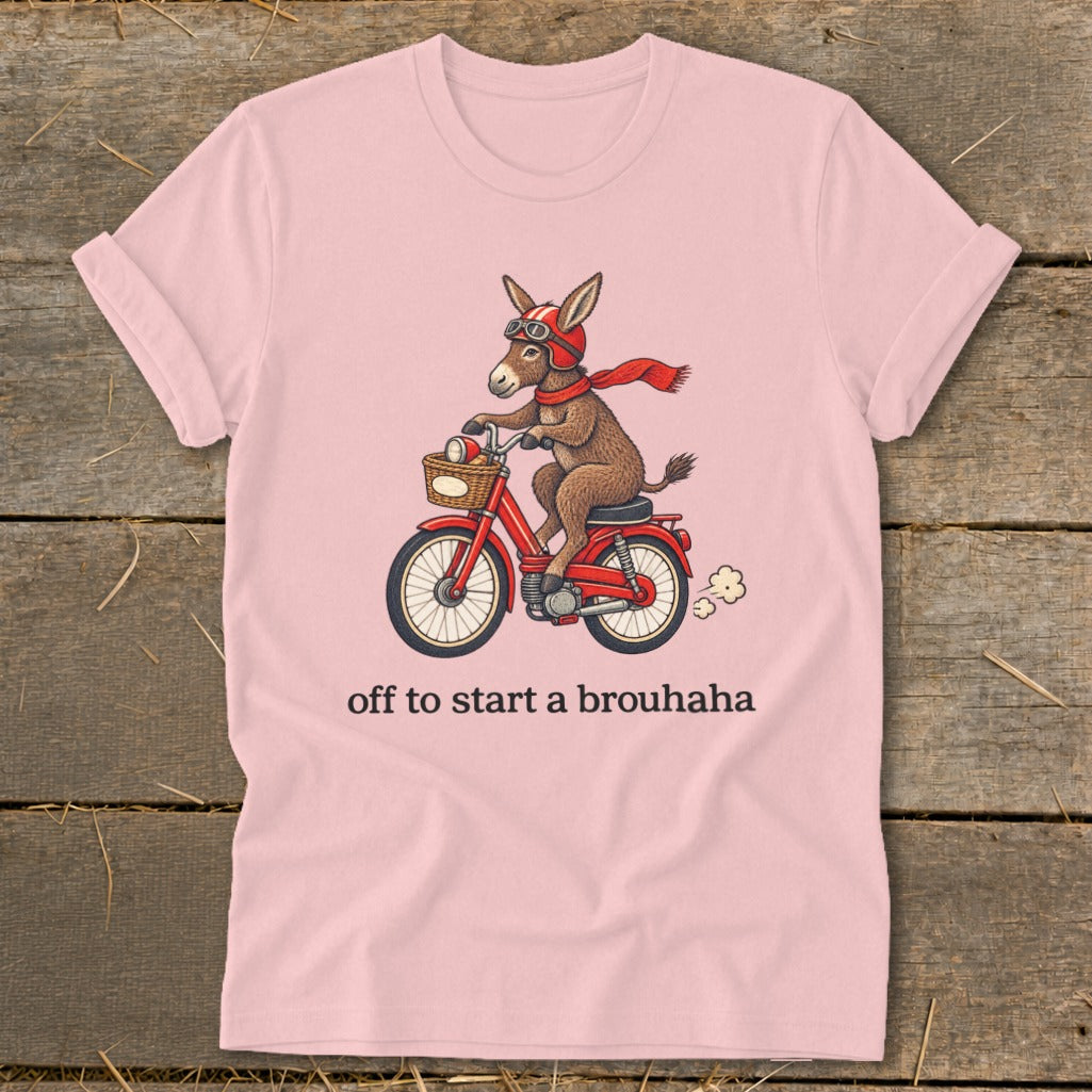 Off To Start a Brouhaha Softstyle Tee