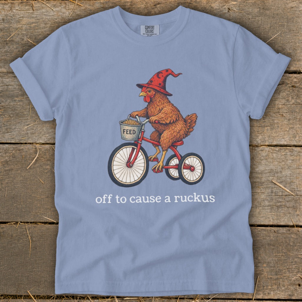 Off To Cause a Ruckus Signature Tee