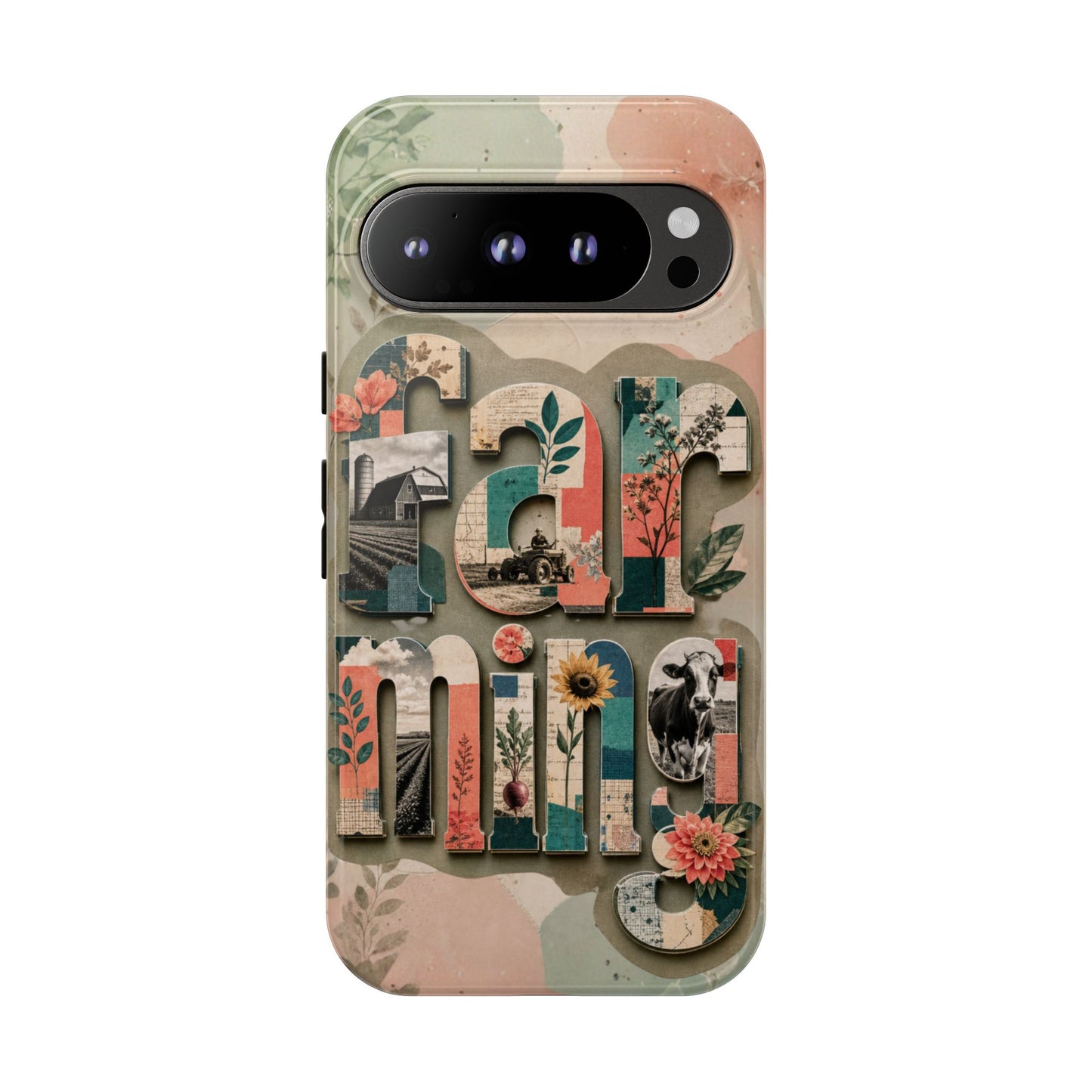 Farming Scrapbook Phone Case