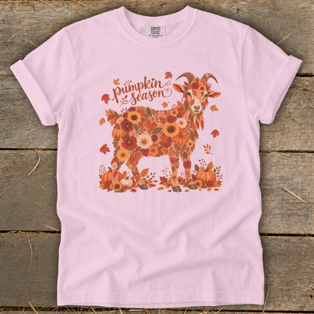 Fall Floral Goat Signature Tee