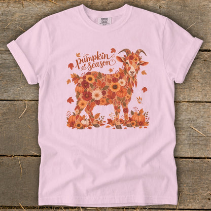 Fall Floral Goat Signature Tee