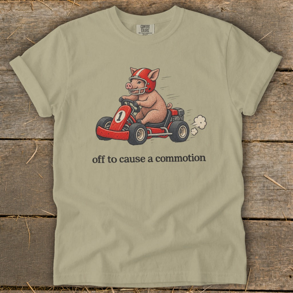 Off To Cause a Commotion Signature Tee
