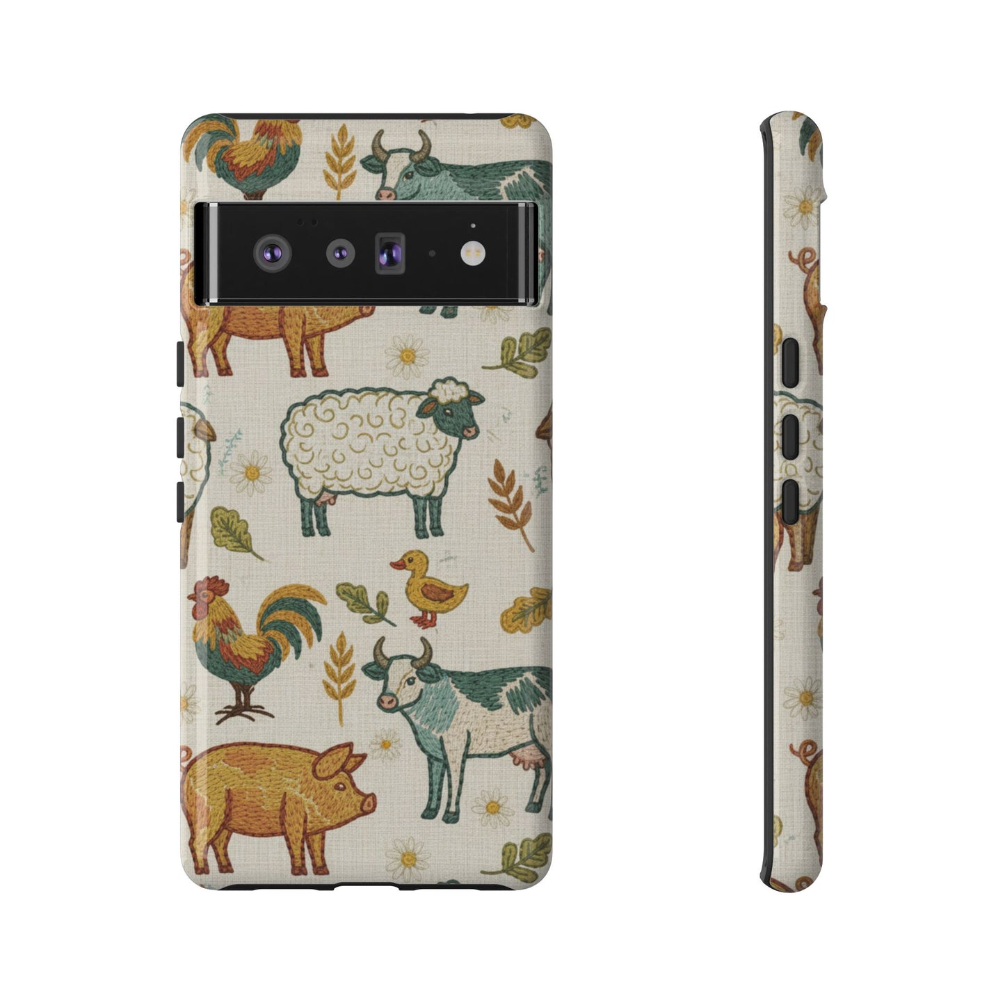 Folksy Farm Animals Phone Case