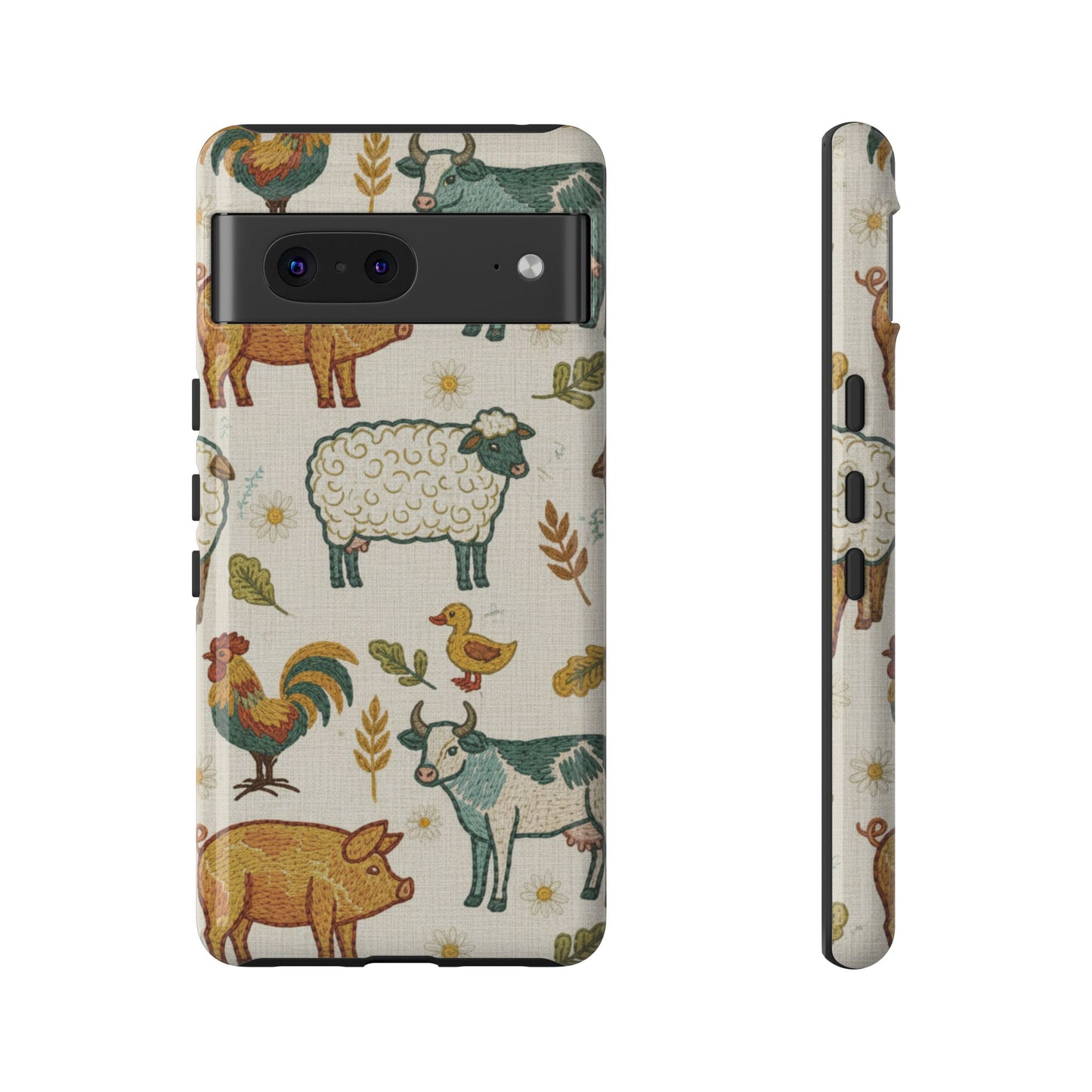 Folksy Farm Animals Phone Case