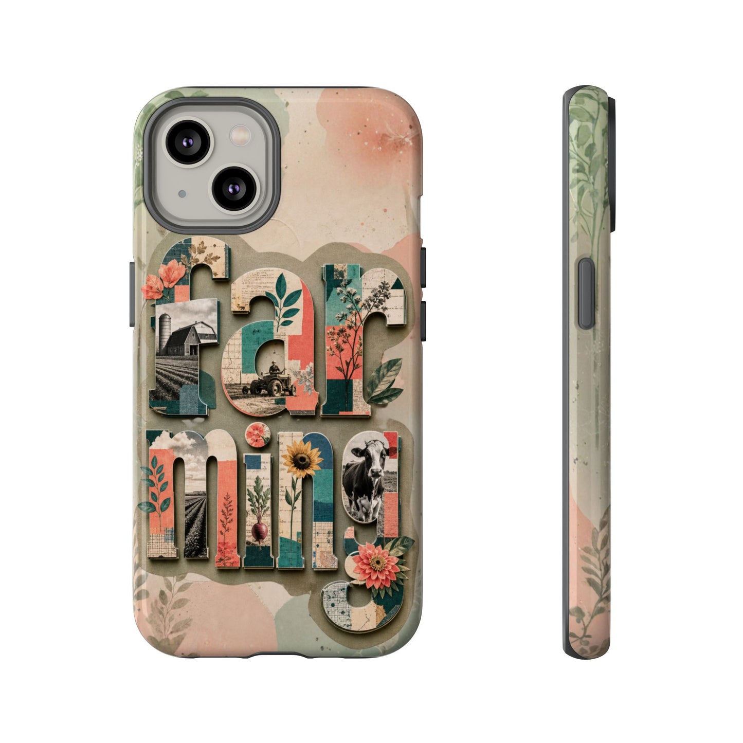 Farming Scrapbook Phone Case