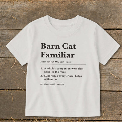 Barn Cat Familiar Definition Toddler Tee