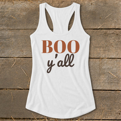 Boo Y'all Racerback Tank