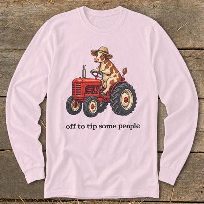 Off To Tip People Long Sleeve Tee