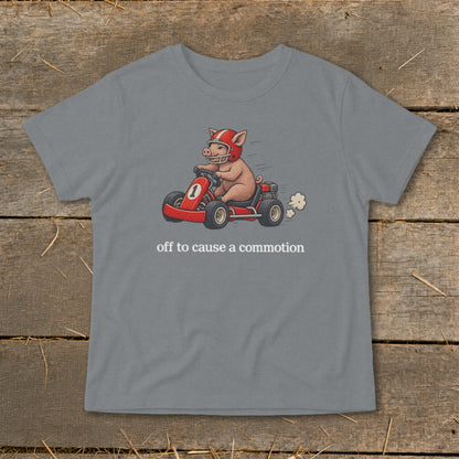 Off To Cause a Commotion Infant Tee