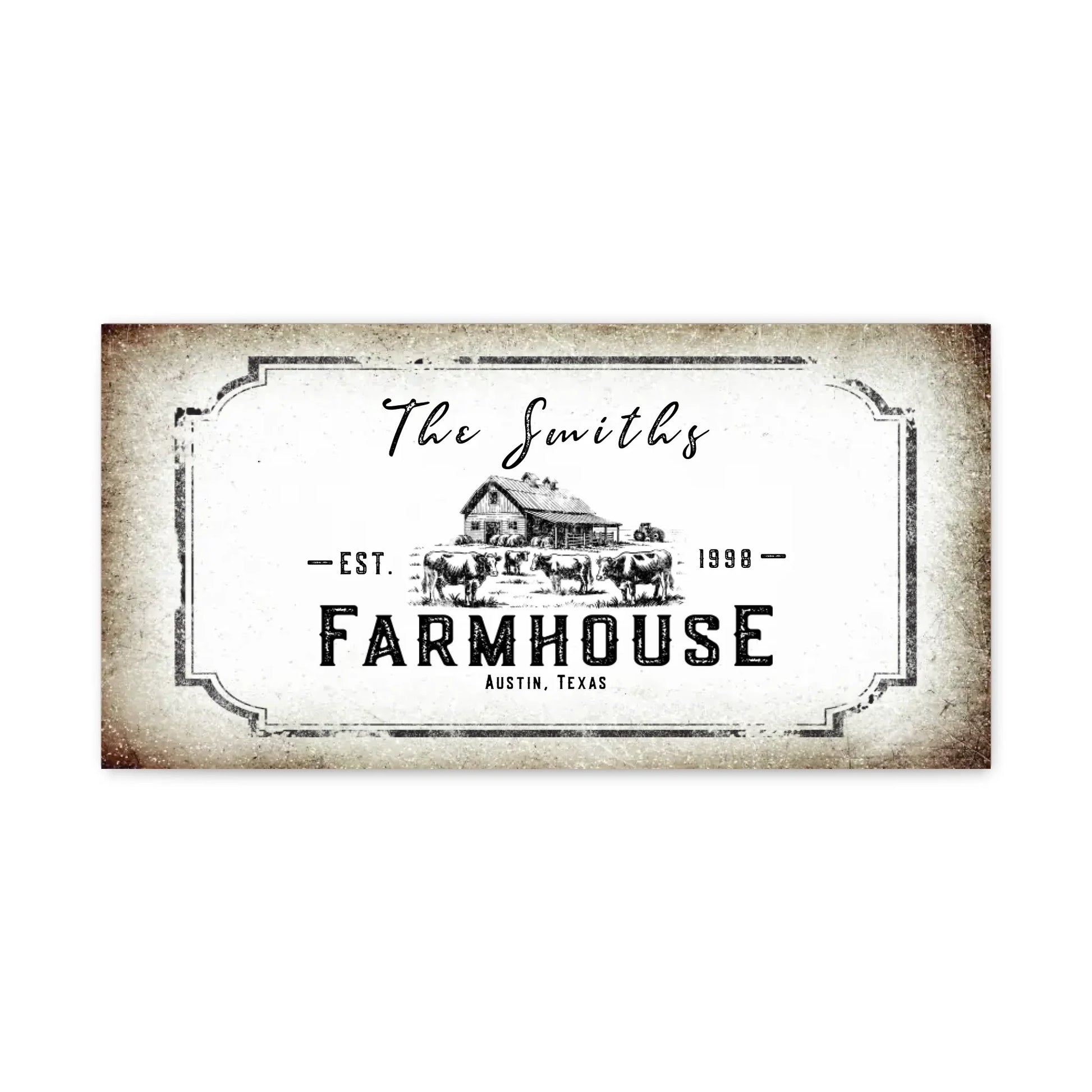 20x10 Farmhouse Canvas