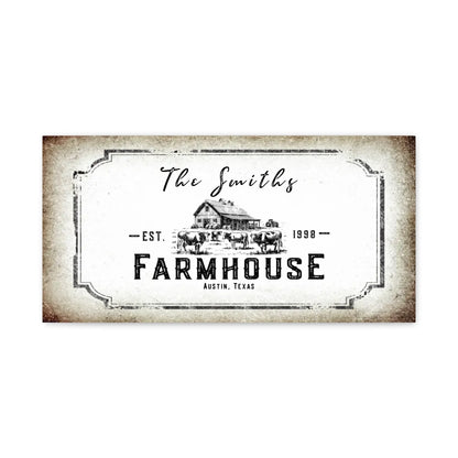 20x10 Farmhouse Canvas