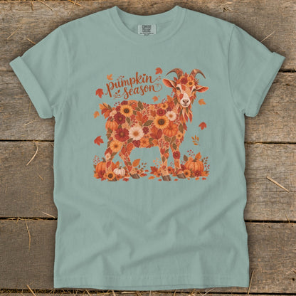 Fall Floral Goat Signature Tee