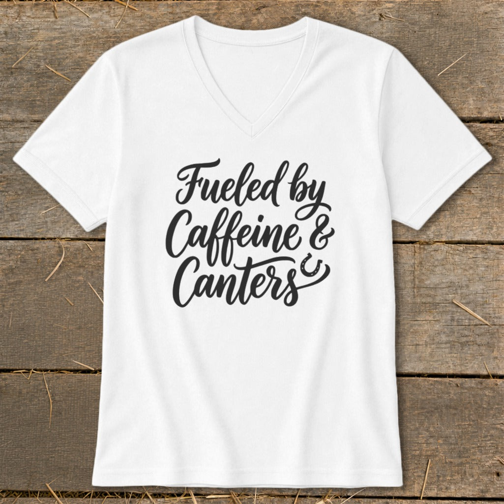 Caffeine & Canters V-neck