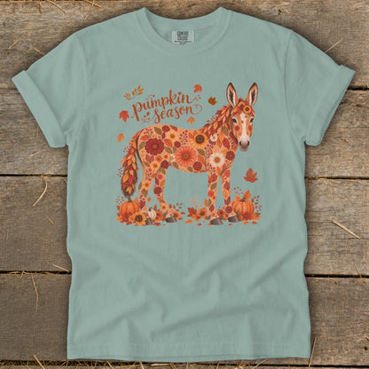 Fall Floral Donkey Signature Tee