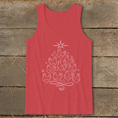 Elegant Chicken Tree Tank Top