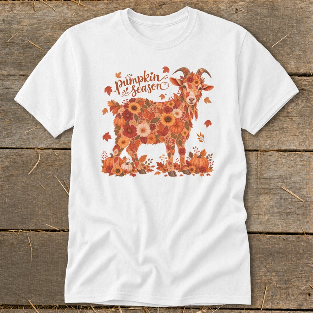 Fall Floral Goat Classic Tee