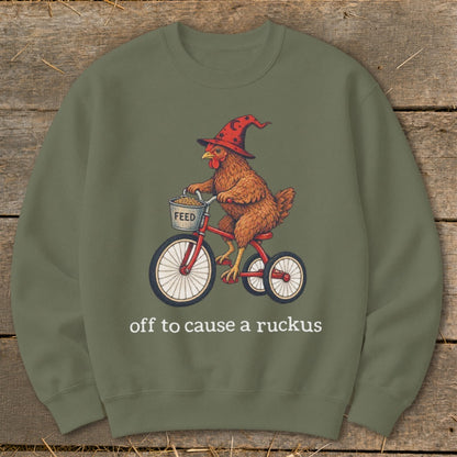 Off To Cause a Ruckus Sweatshirt