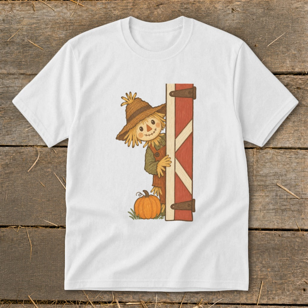 Peeking Scarecrow Youth Tee