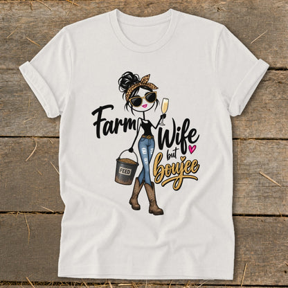 Boujee Farm Wife Softstyle Tee
