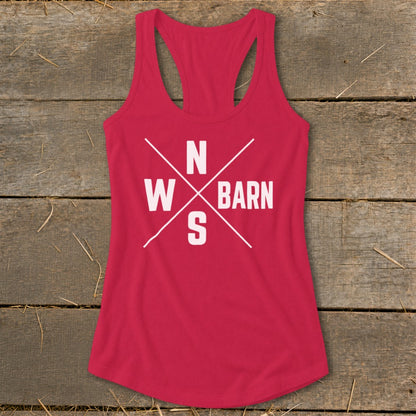 Barn Compass Racerback Tank