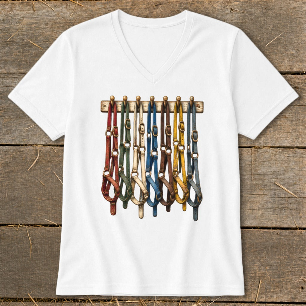 Halter Wall V-neck