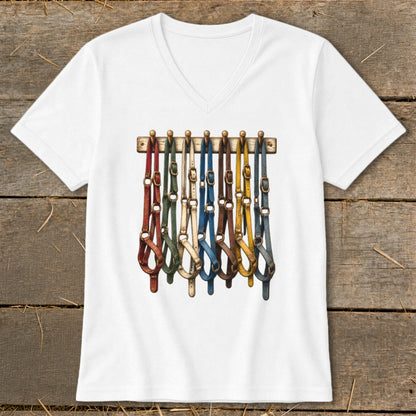 Halter Wall V-neck
