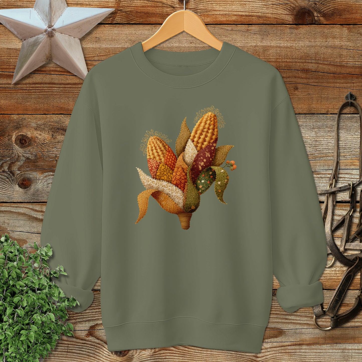 Autumn Harvest Corn Graphic Design Sweatshirt product