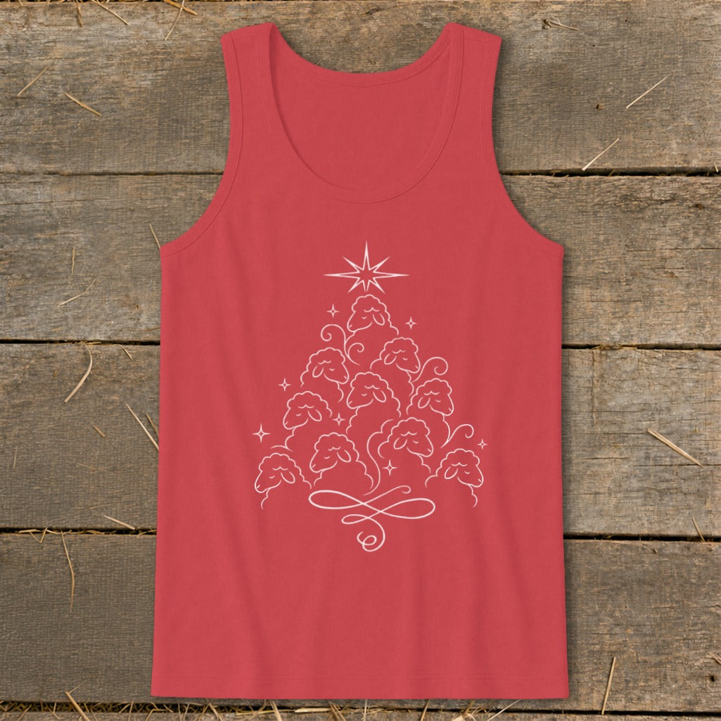 Elegant Sheep Tree Tank Top