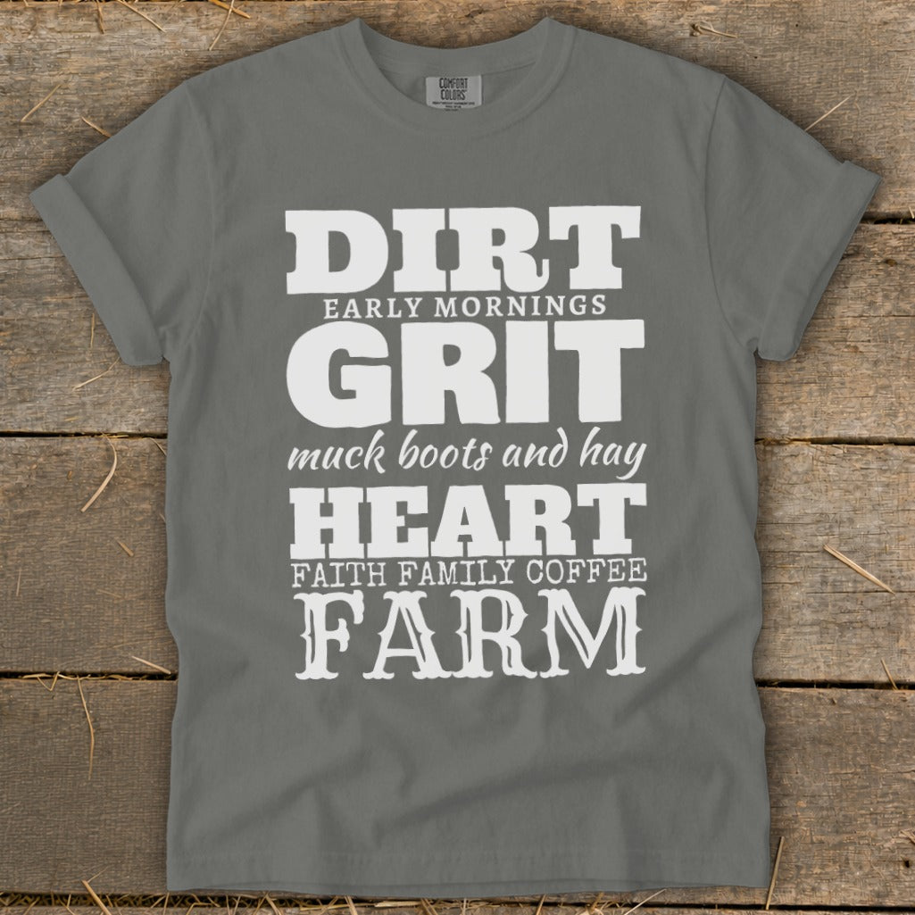 Dirt Grit Heart Farm Signature Tee