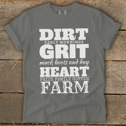 Dirt Grit Heart Farm Signature Tee