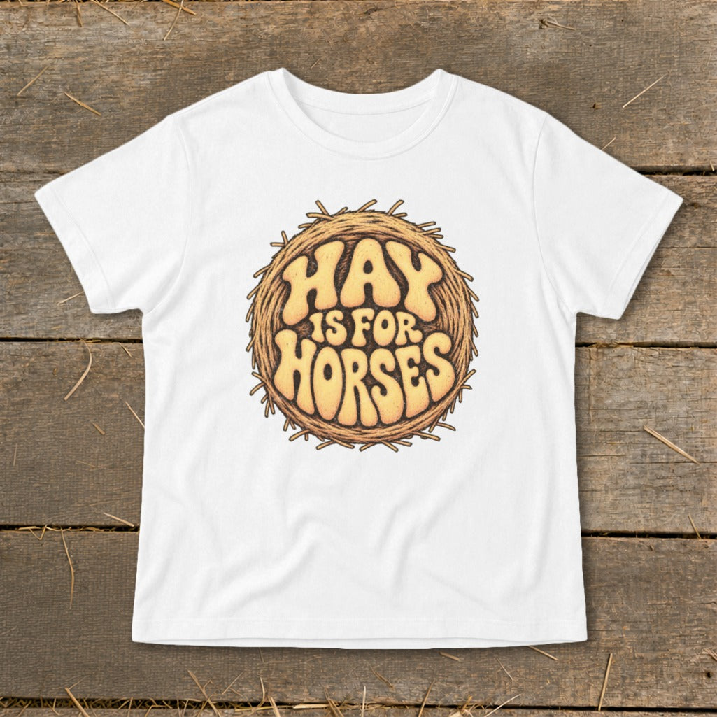 Hay Is For Horses Round Bale Infant Tee