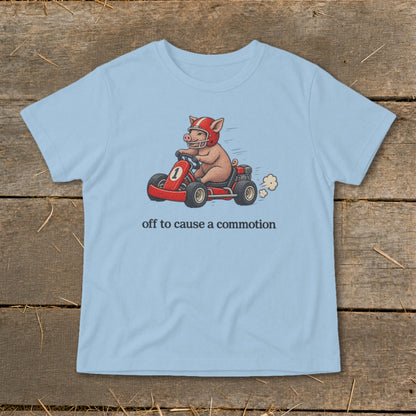 Off To Cause a Commotion Infant Tee