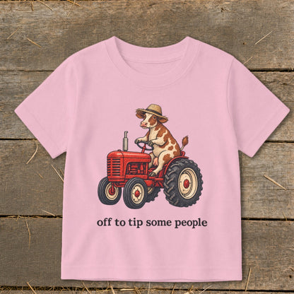 Off To Tip People Toddler Tee