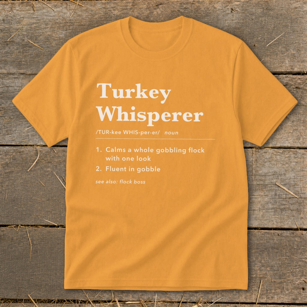 Turkey Whisperer Definition Youth Tee