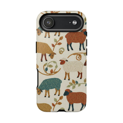 Folksy Sheep Phone Case