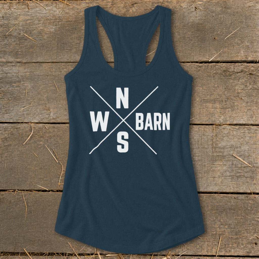 Barn Compass Racerback Tank
