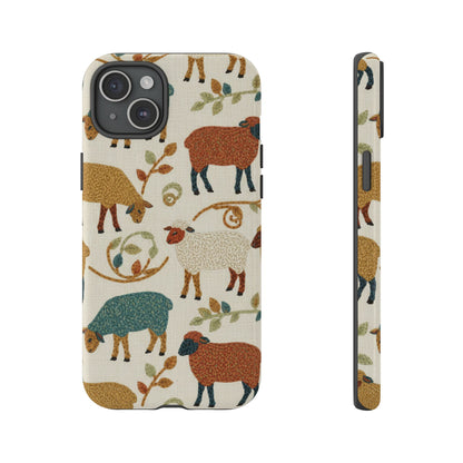 Folksy Sheep Phone Case